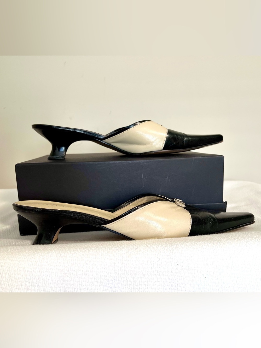 Vintage Spectator Mules